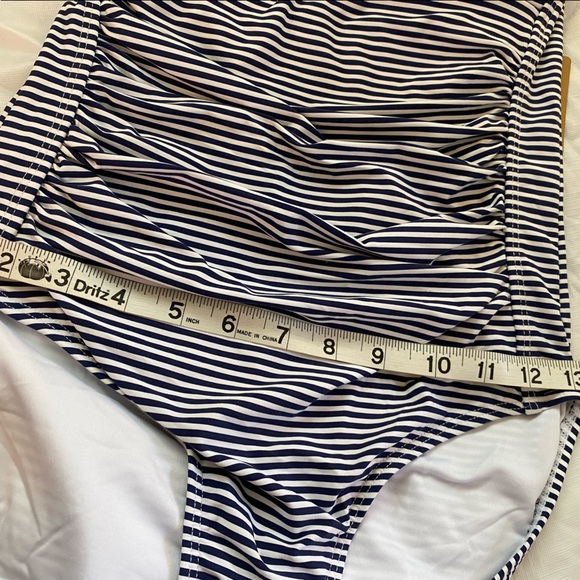 NWT NipTuck striped swimsuit - Picture 8 of 8